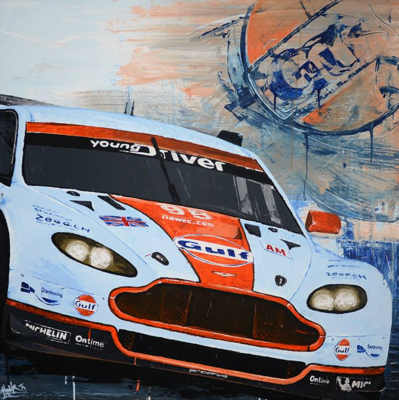 Illustration for article titled The most iconic race cars in history captured in beautiful paintings